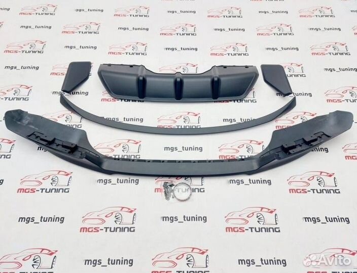 Обвес M-Performance X6 F16 + Спойлер черный мат