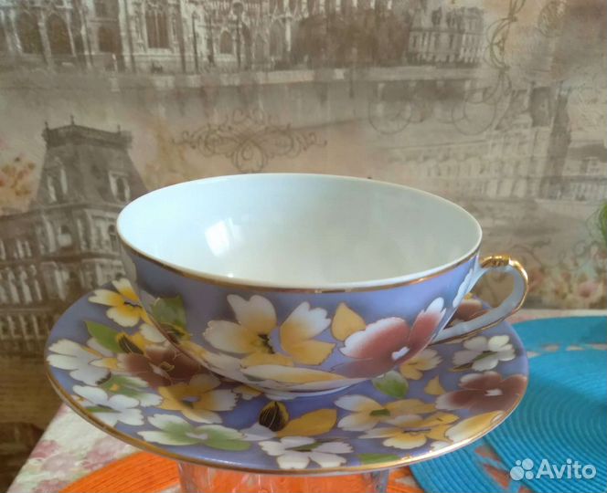 Чайные Кофейные пары Чашки Подстаканники Поднос