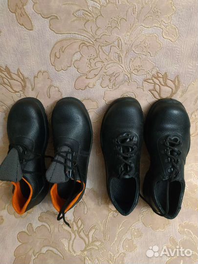 Ботинки,37,38р-ры,рабочие,натур.кожа