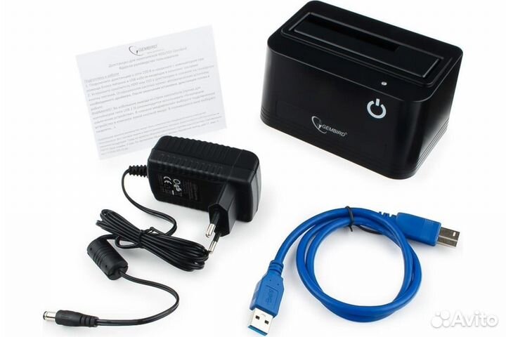 Докстанция 2.5/3.5 Gembird HD32-U3S-4,USB 3.0, SAT