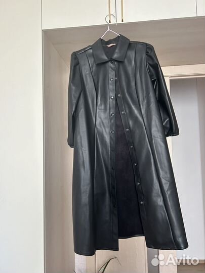 Кожаное платье