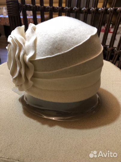 Шляпка женская шерсть фетр 100 весна, зима,осень 5