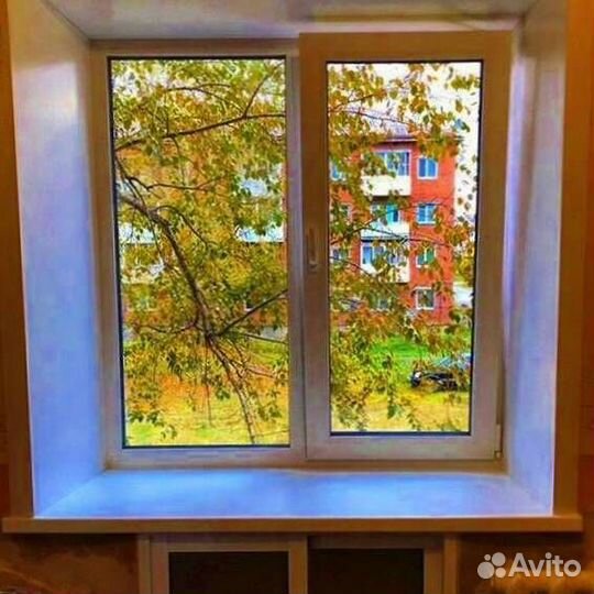 Пластиковое окно с установкой