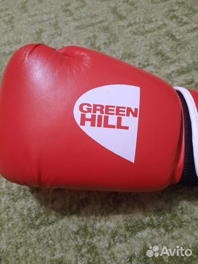 Боксерские перчатки green HIL 6 OZ