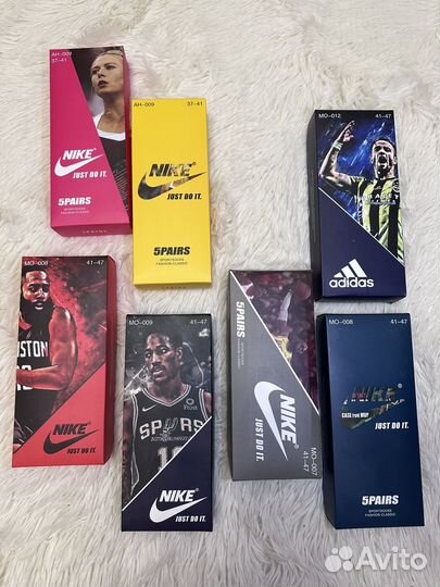 Носки Nike, Adidas качества Lux