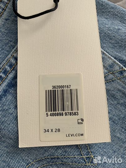 Женские джинсы levis 501