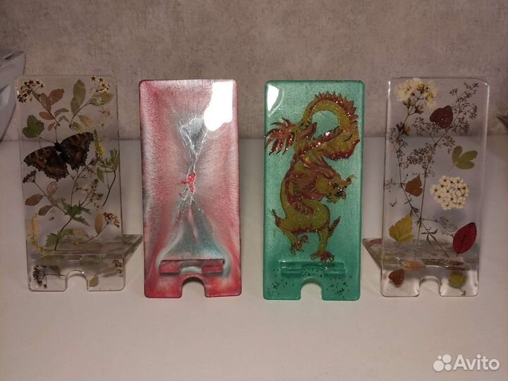 Подставки для телефона из эпоксидной смолы