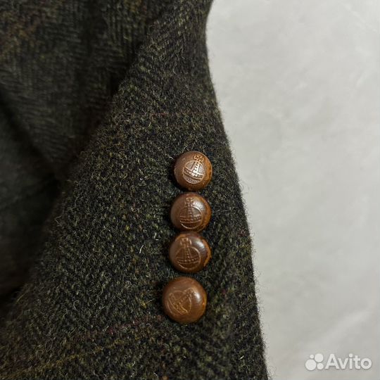 Harris Tweed & Mario Barutti Твидовый Пиджак