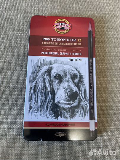 Набор карандашей KOH-I-noor (12 шт) 8В-2Н