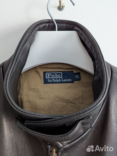 Кожаная куртка Ralph Lauren винтаж