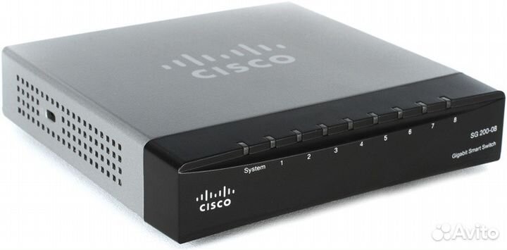 Управляемый коммутатор Cisco SG200-08 с портами 10