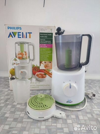 Пароварка блендер avent