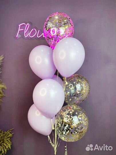 Гелиевые воздушные шары с доставкой Flowers 124