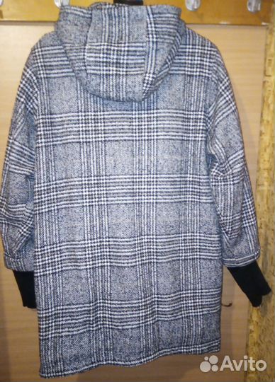 Пальто женское демисезонное 46 48(утеплённое)