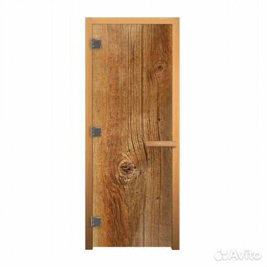 Дверь для Бани стекло декор 