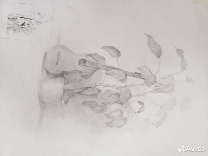 Академический рисунок работы графика