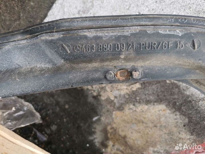 Расширители арок на гелик G-class, w463