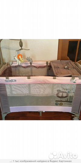 Детская кровать манеж с матрасом