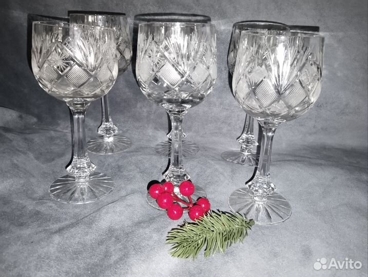 Хрустальные фужеры 
