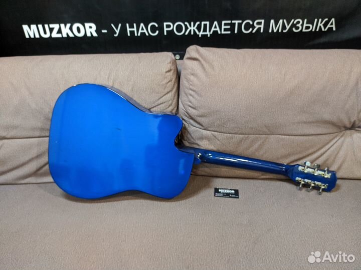 Гитара дредноут с чехлом