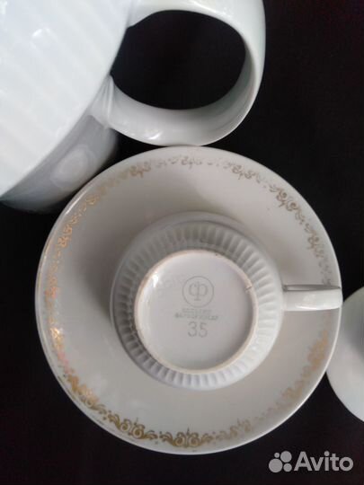 Кофейник и чайная пара гдр