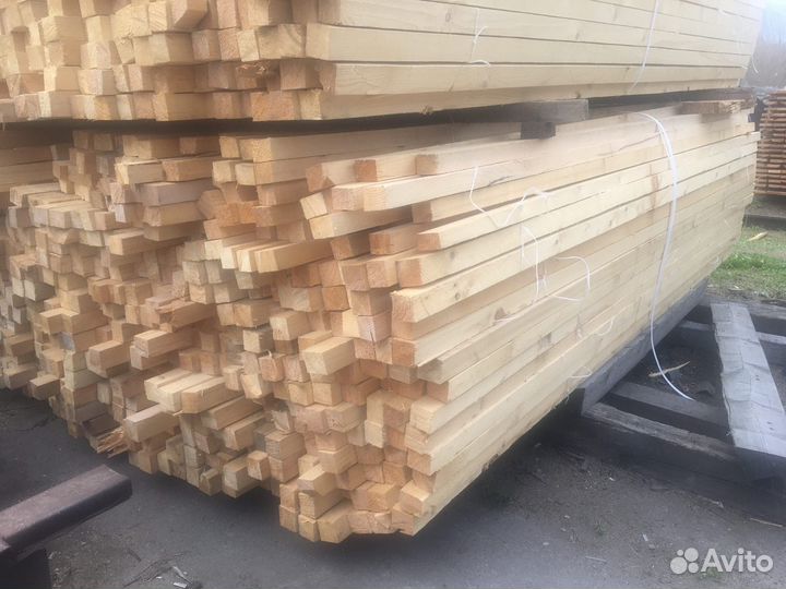 Брусок естественной влажности 1 сорт 50х50х6,0