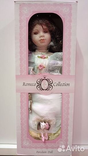 Фарфоровая Кукла Жанна, H40см, Remeco CoLection