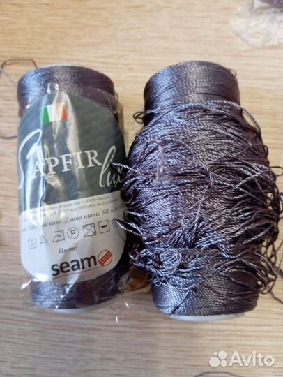Пряжа Сеам sapfir lux сапфир люкс вискоза