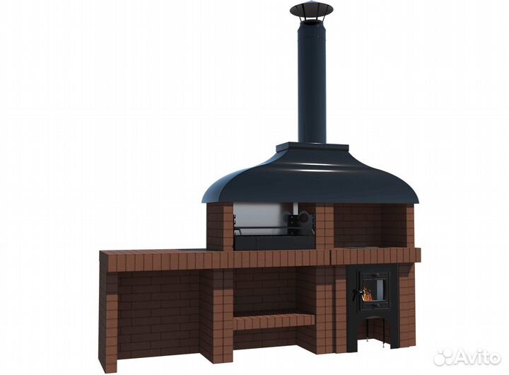 Модульные барбекю/печь барбекю/кирпичные барбекю/г