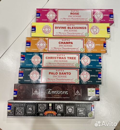 Набор благовоний, аромапалочек Satya