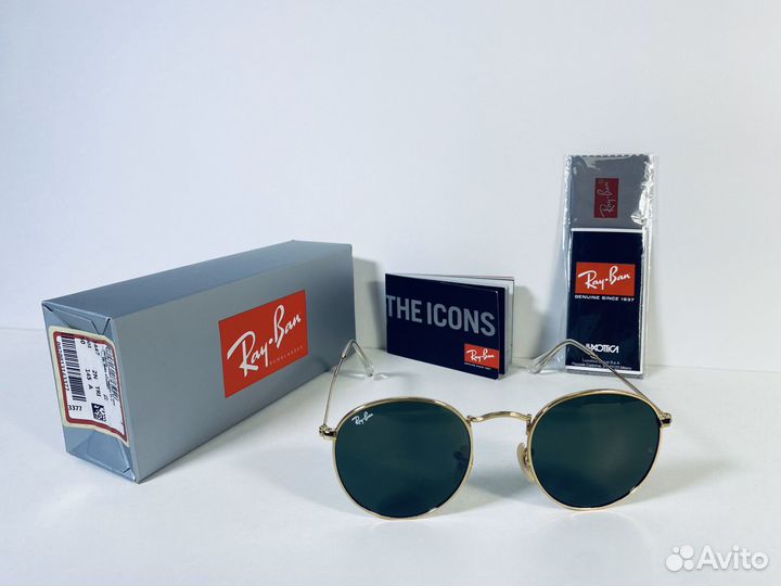 Очки Ray Ban Round Metal RB 3447N 001 золото