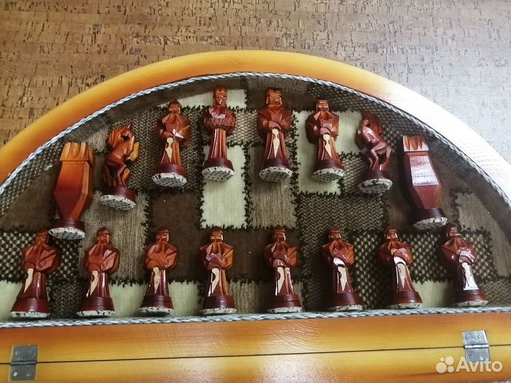 Шахматы резные из дерева, ручная работа