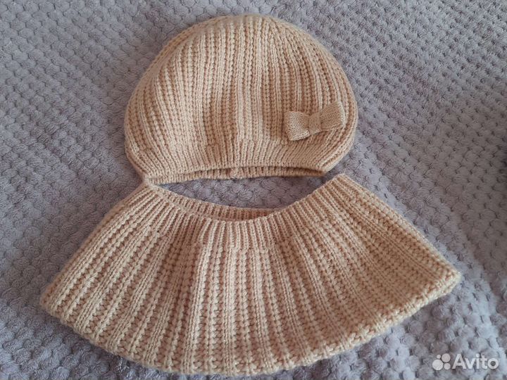 Шапочка для девочки на весну