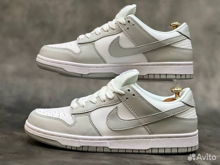 Nike SB Dunk air low 1 бело-серые разм. 41