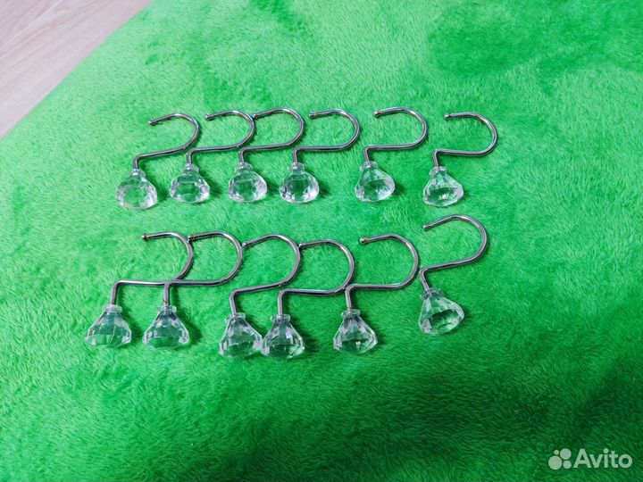 Крючки для шторы в ванную