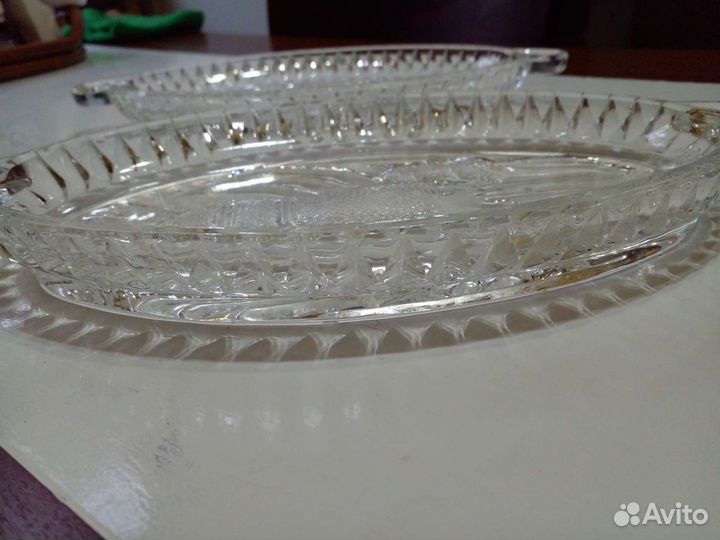 Блюдо-хрустальное стекло