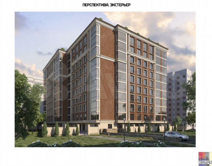 2-к. квартира, 92,5 м², 6/10 эт.