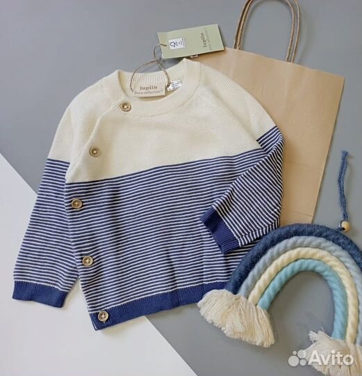 Кардиган Lupilu новый 62/68 74/80 см