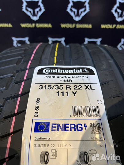 Continental PremiumContact 6 SSR 315/35 R22 111Y
