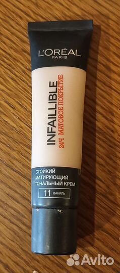 Крем тональный стойкий матирующий L'oreal Paris