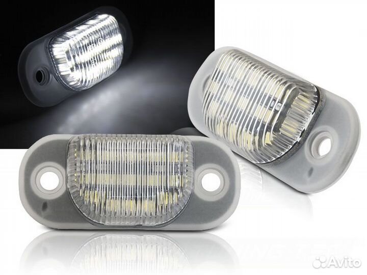 LED Подсветка номера Audi 100, A6 C4(91-00) prau13
