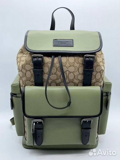 Рюкзак мужской кожаный coach