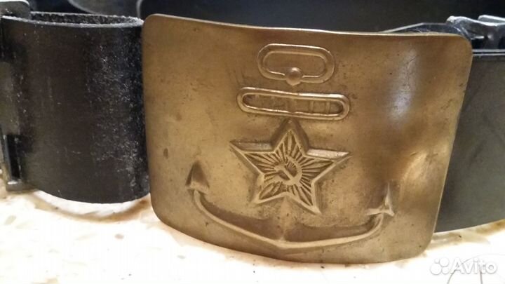 Ремень армейский морской, пуговицы армейские СССР