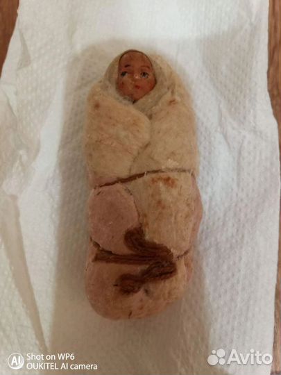 Ватные ёлочные игрушки СССР 40-50 года