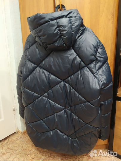 Куртка кокон зимняя женская 58