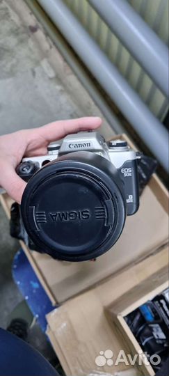 Пленочный фотоаппарат canon eos 50е с вспышкой