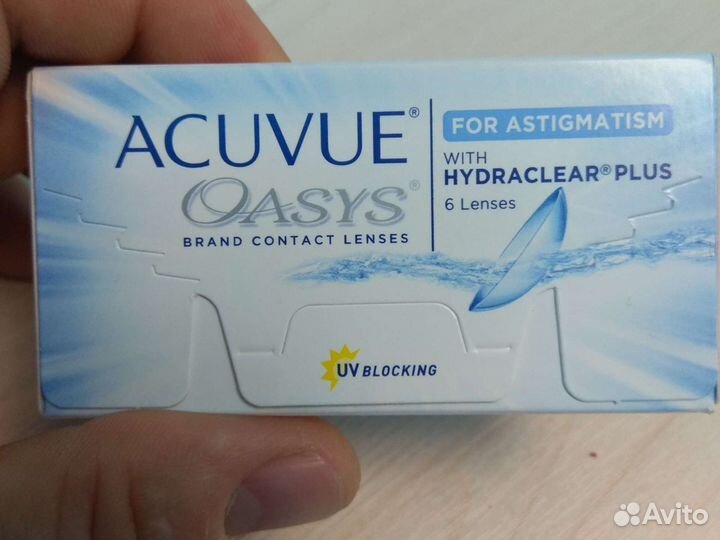 Линзы контактные acuvue oasys астегматик