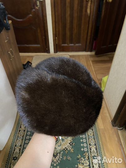 Шапка норковая женская