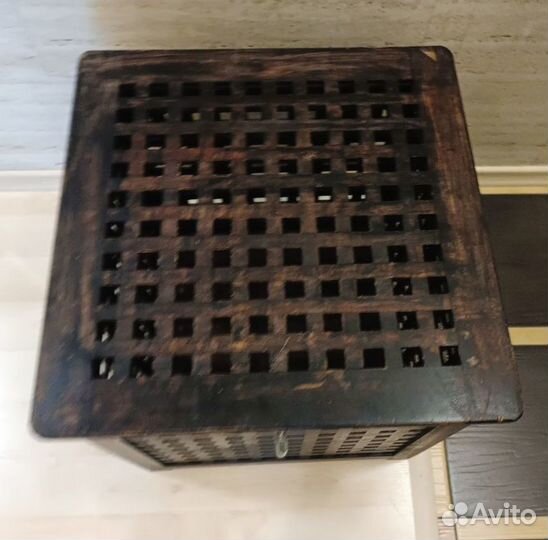 Журнальный столик-ящик IKEA HOL деревянный