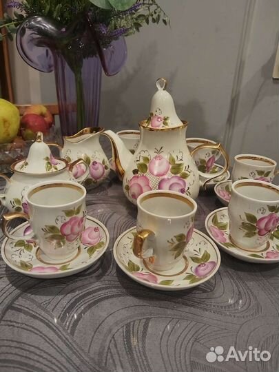 Кофейный сервиз фарфор СССР